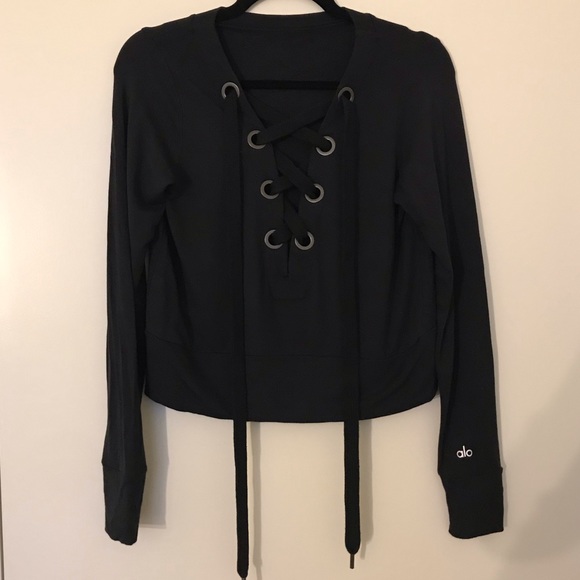 ALO Yoga Tops - Alo Yoga Ideal Long Sleeve Top
